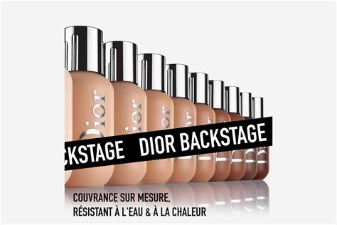 dior backstage trouver sa teinte|fond de teinte Dior Backstage.